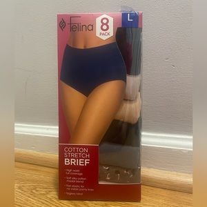 BRAND NEW IN BOX Felina Underwear size large-7 pairs, see description
